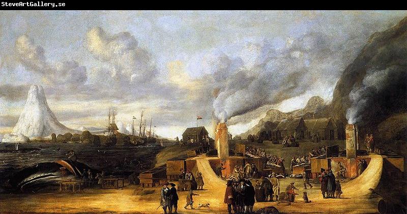 Cornelis de Man The Whale-oil Factory on Jan Mayen Island